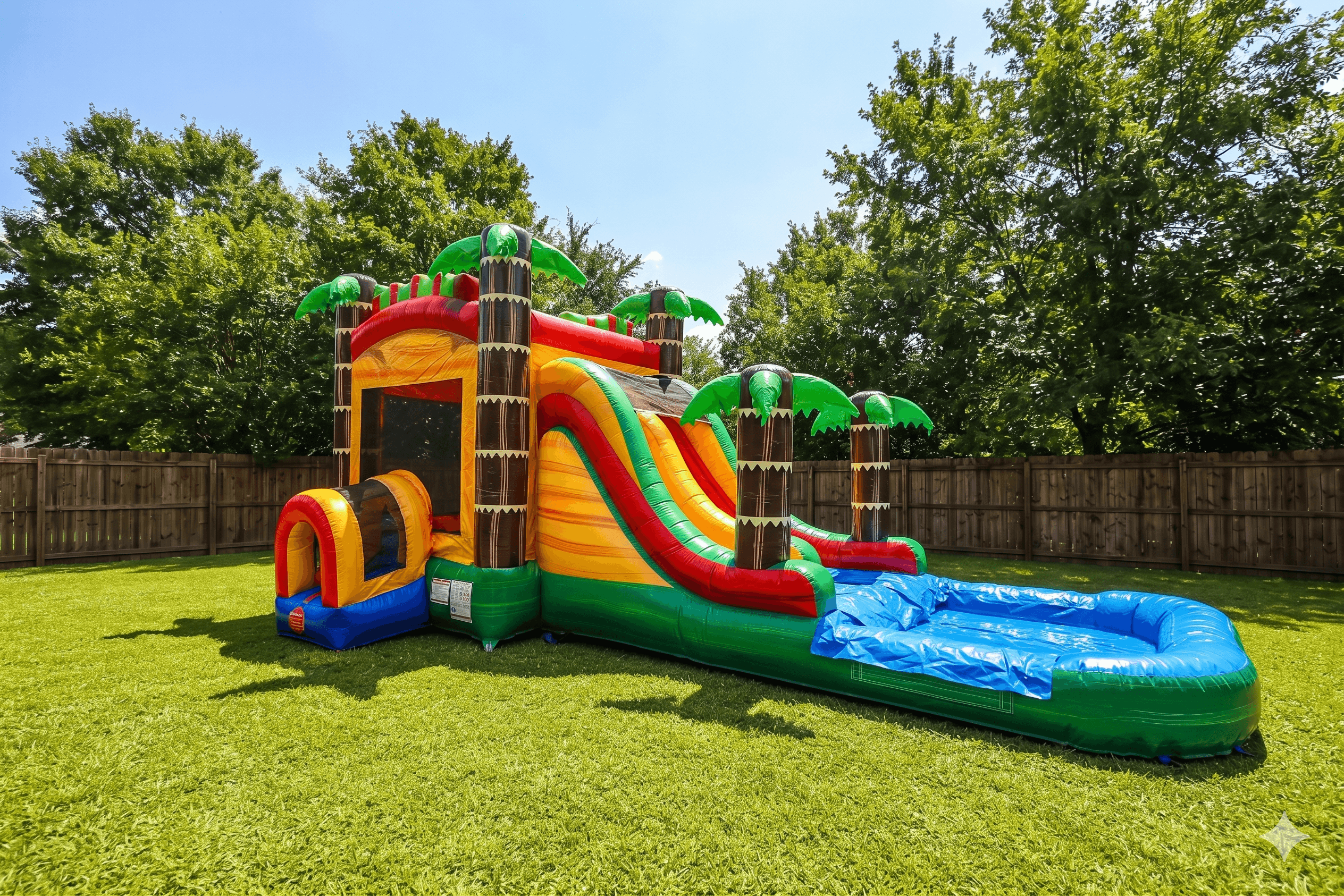 Tropical Marble Bounce & Slide Combo (Wet/Dry)