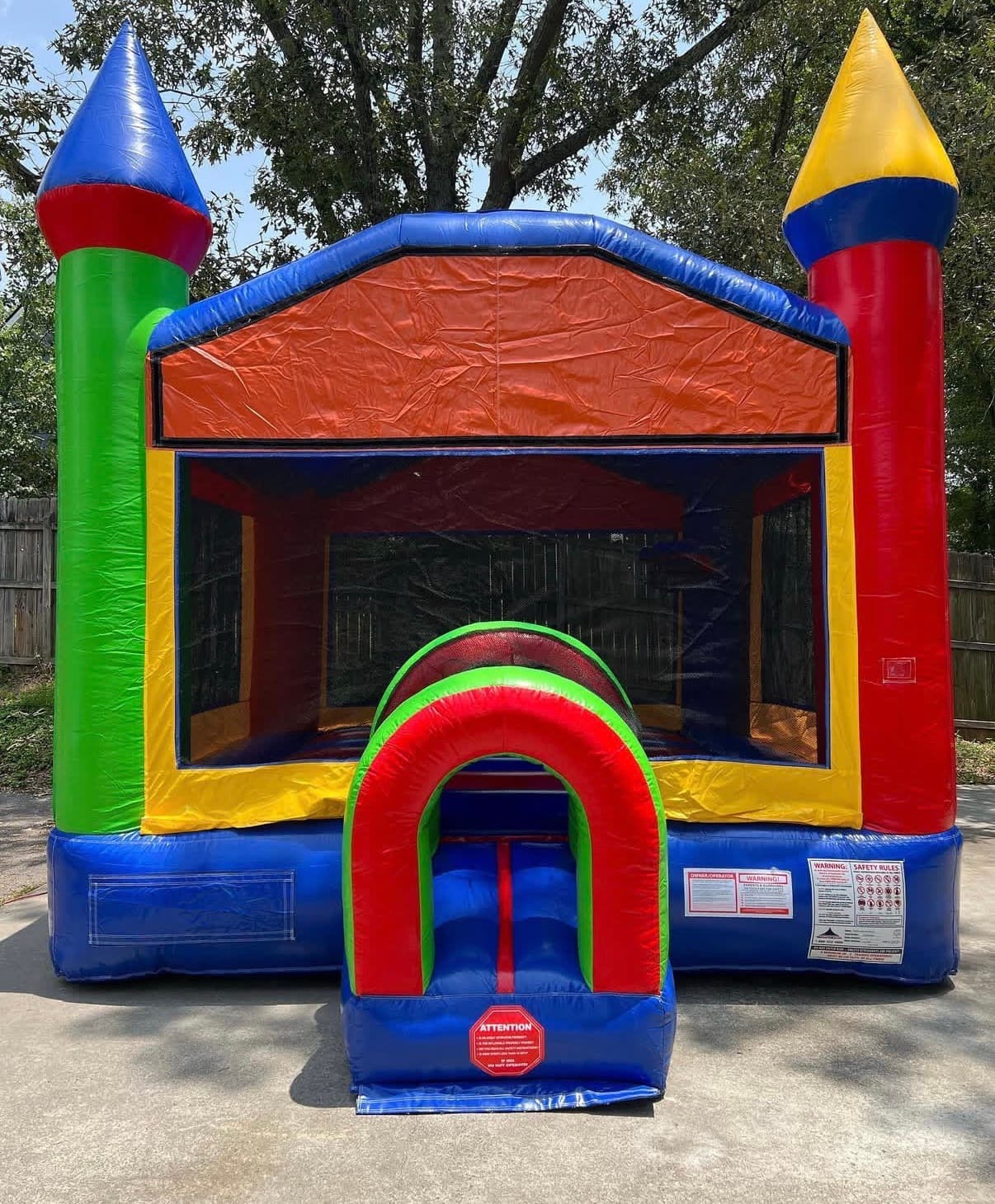 Rainbow Castle Bounce House — photo 2 of 3